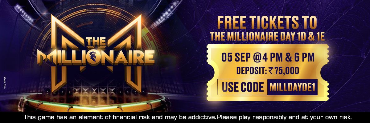 The Millionaire Day 1D + 1E