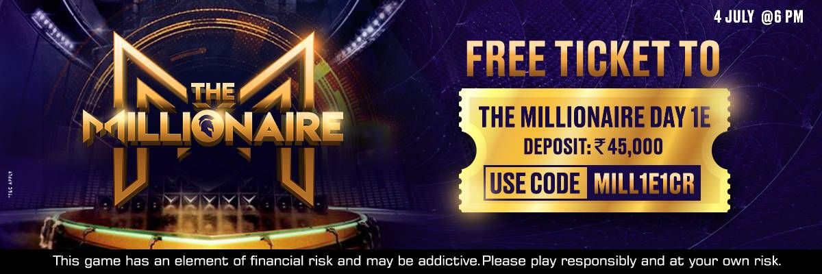 Free ticket to Millionaire 1B
